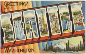 seattle postcard